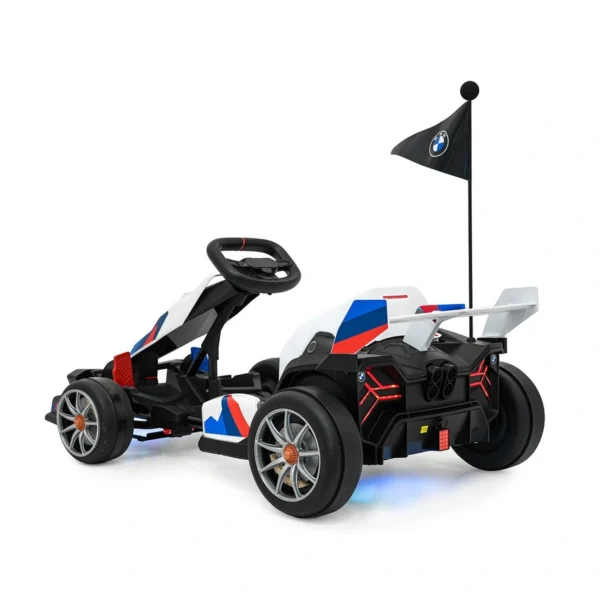 RAMIZ-BMW-DRIFT-BIALY-3 Gokart RAMIZ BMW z funkcją driftu