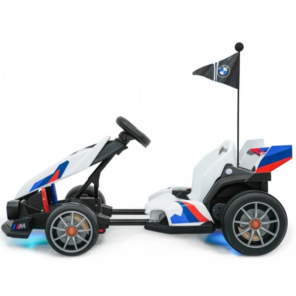 RAMIZ-BMW-DRIFT-BIALY-5 Gokart RAMIZ BMW z funkcją driftu
