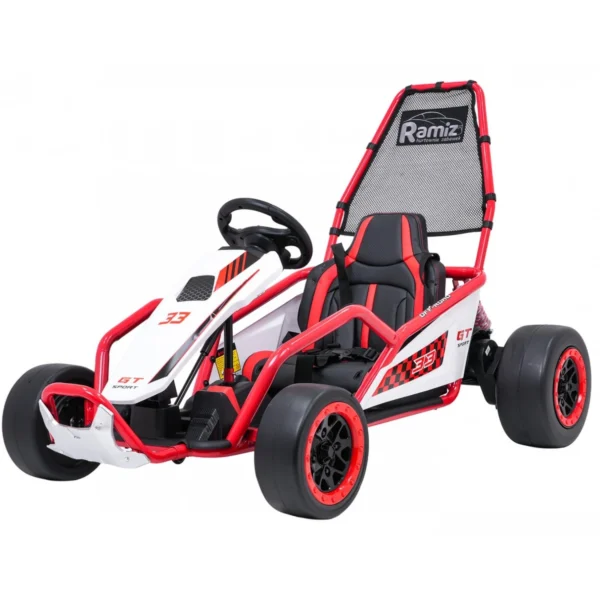 RAMIZ-TORNADO-CZERWONY-1 Gokart RAMIZ TORNADO z funkcją driftu