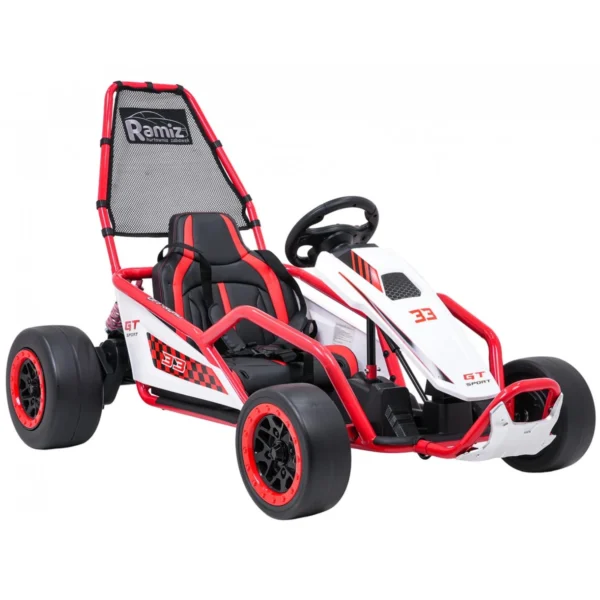 RAMIZ-TORNADO-CZERWONY-2 Gokart RAMIZ TORNADO z funkcją driftu