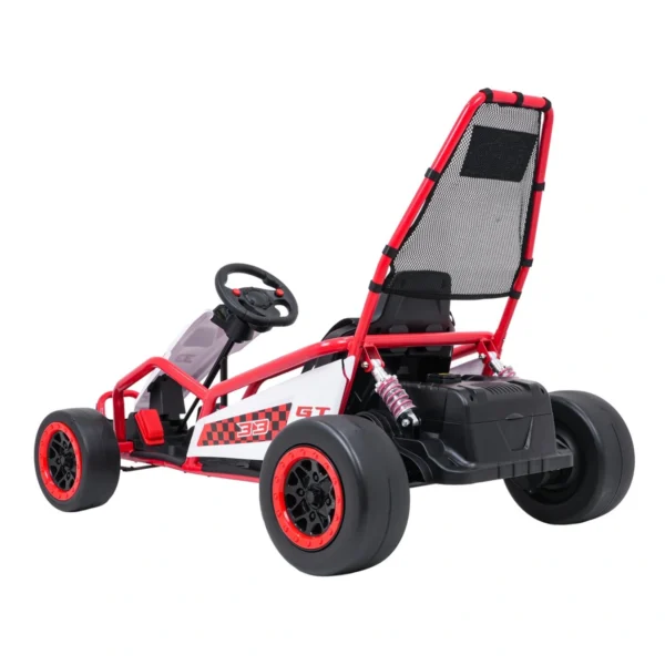 RAMIZ-TORNADO-CZERWONY-3 Gokart RAMIZ TORNADO z funkcją driftu