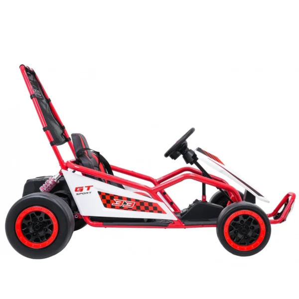 RAMIZ-TORNADO-CZERWONY-6 Gokart RAMIZ TORNADO z funkcją driftu