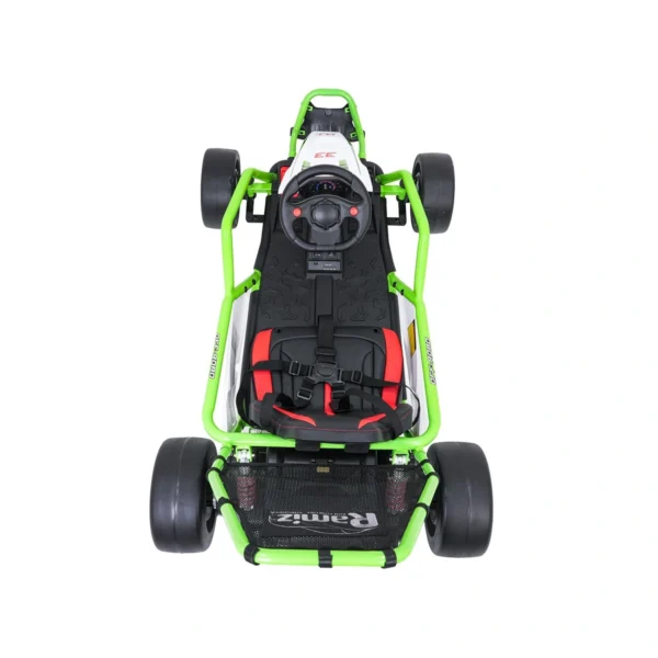 RAMIZ-TORNADO-ZIELONY-10 Gokart RAMIZ TORNADO z funkcją driftu