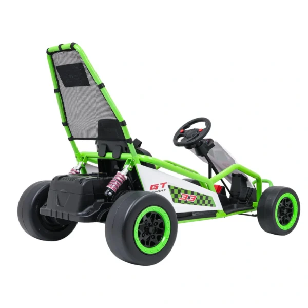 RAMIZ-TORNADO-ZIELONY-4 Gokart RAMIZ TORNADO z funkcją driftu