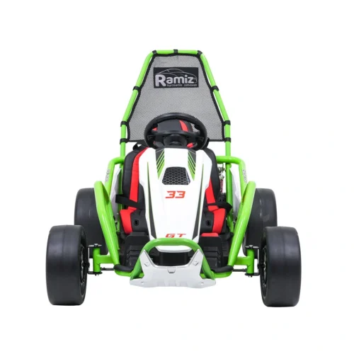 RAMIZ-TORNADO-ZIELONY-7 Gokart RAMIZ TORNADO z funkcją driftu